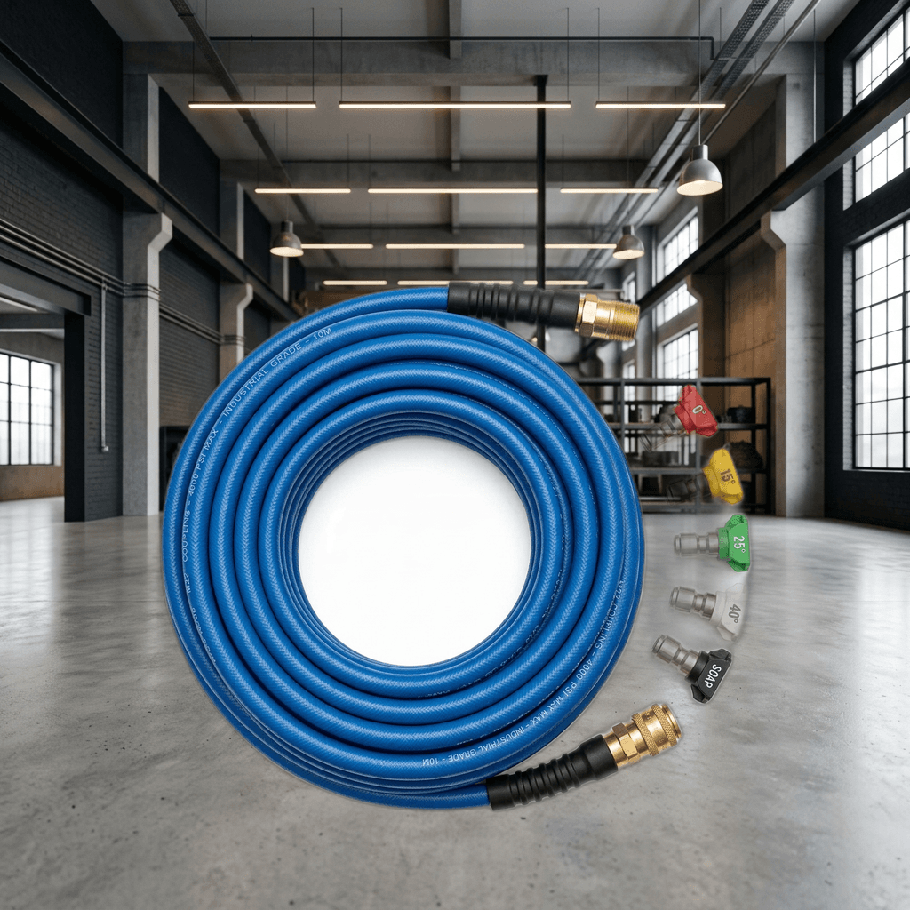 Precision calibrated colour-coded spray nozzles and rotating turbo tips