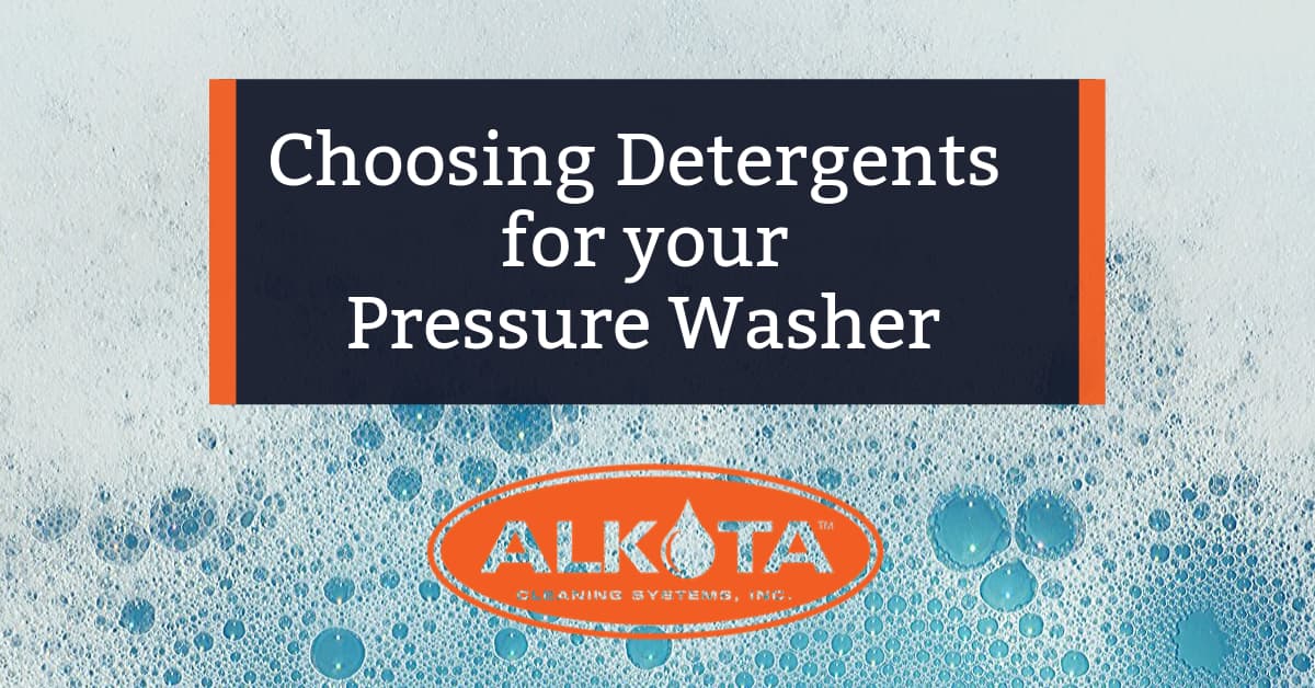 Alkota Pressure Washer Detergents Cleaning Solutions — Alkota Engineering Analysis