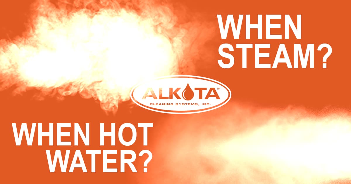 Differences Hot Water and Steam Pressure Washers — Alkota Engineering Analysis