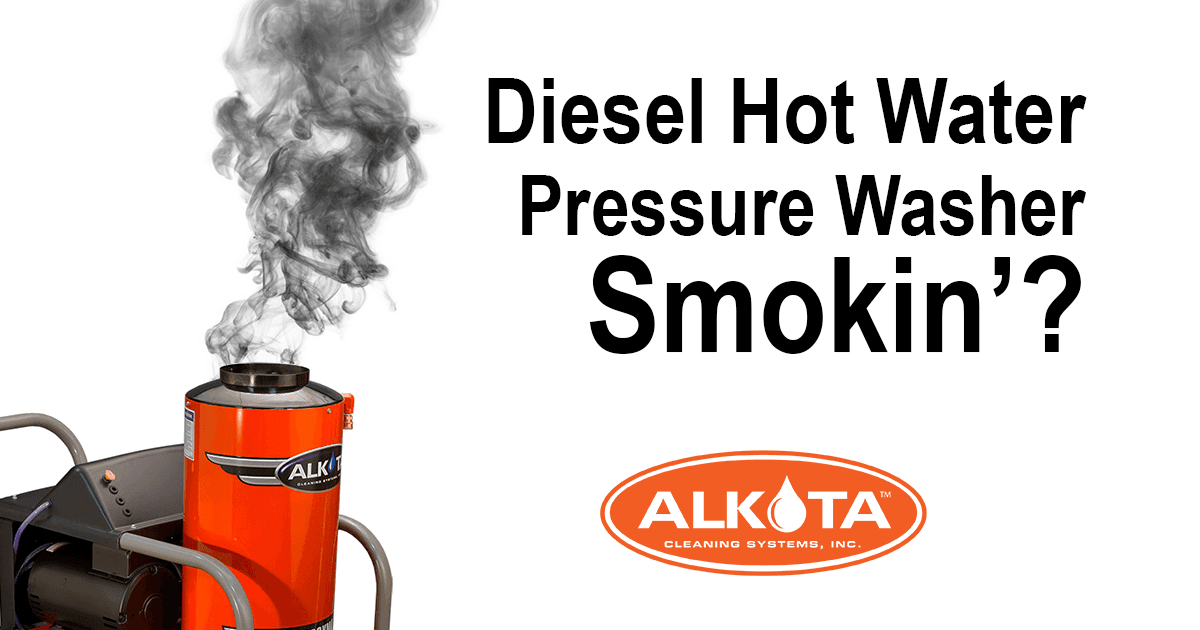 Why Your Hot Water Pressure Washer Is Puffing Black Smoke — Alkota Engineering Analysis