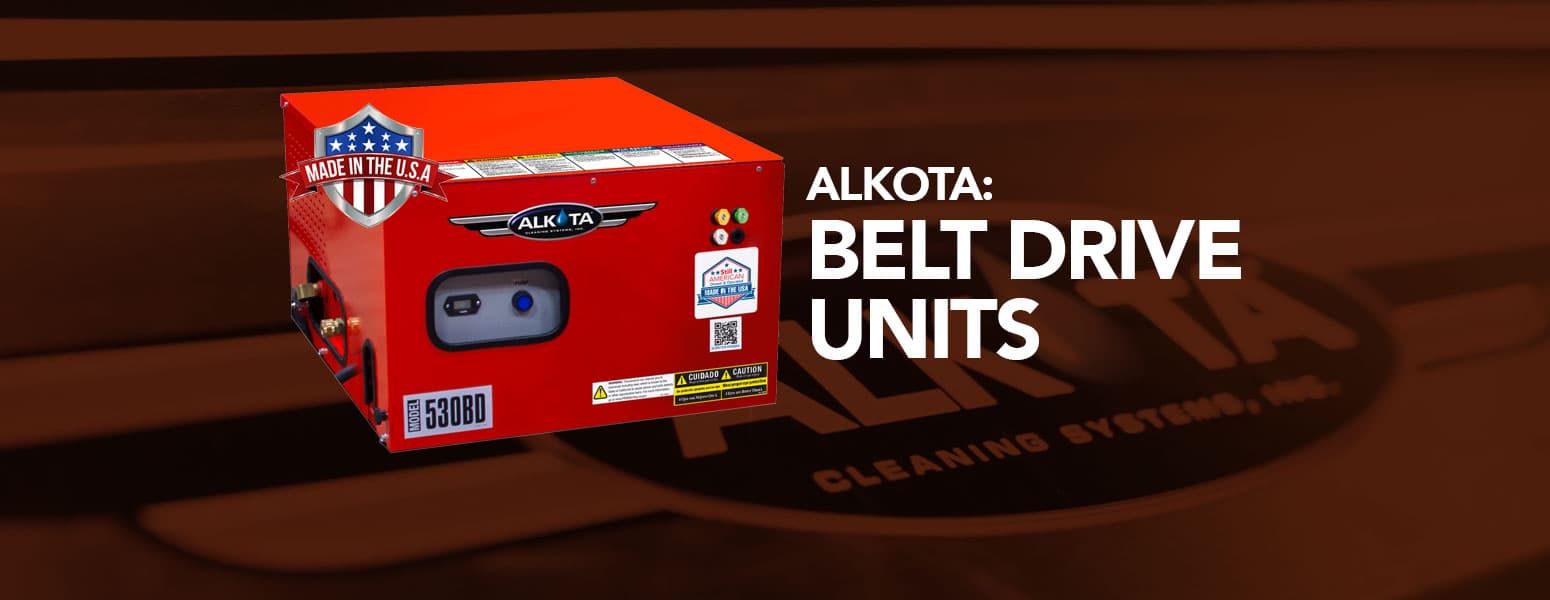 Cold Water Belt Drive Industrial Pressure Washer Line — Alkota Engineering Analysis