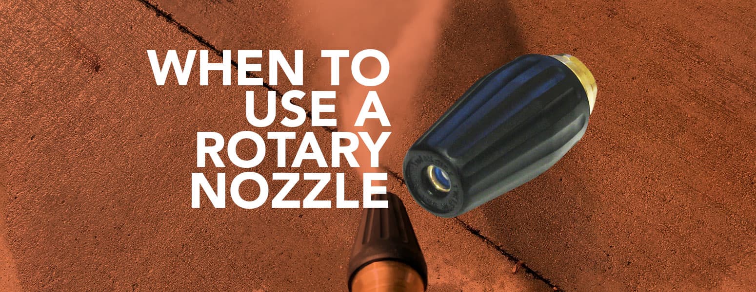 When Do I Need a Rotary Pressure Washer Nozzle — Alkota Engineering Analysis